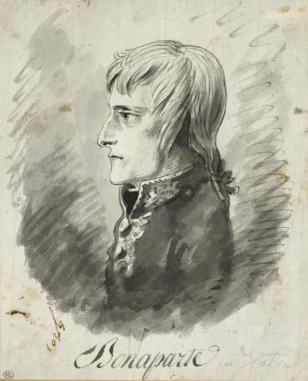 Napoleon Bonaparte, sjefsgeneral for Army of Italy, ca 1797. av Antoine Jean Gros