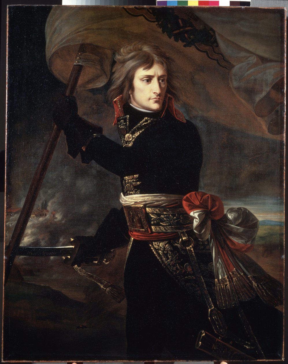 ""Portrett av Napoleon Bonaparte (1769 - 1821) ved Pont d