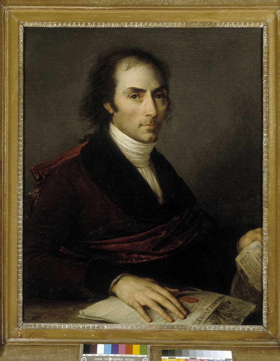Portrett av Francois Bruguiere av Antoine Jean Gros