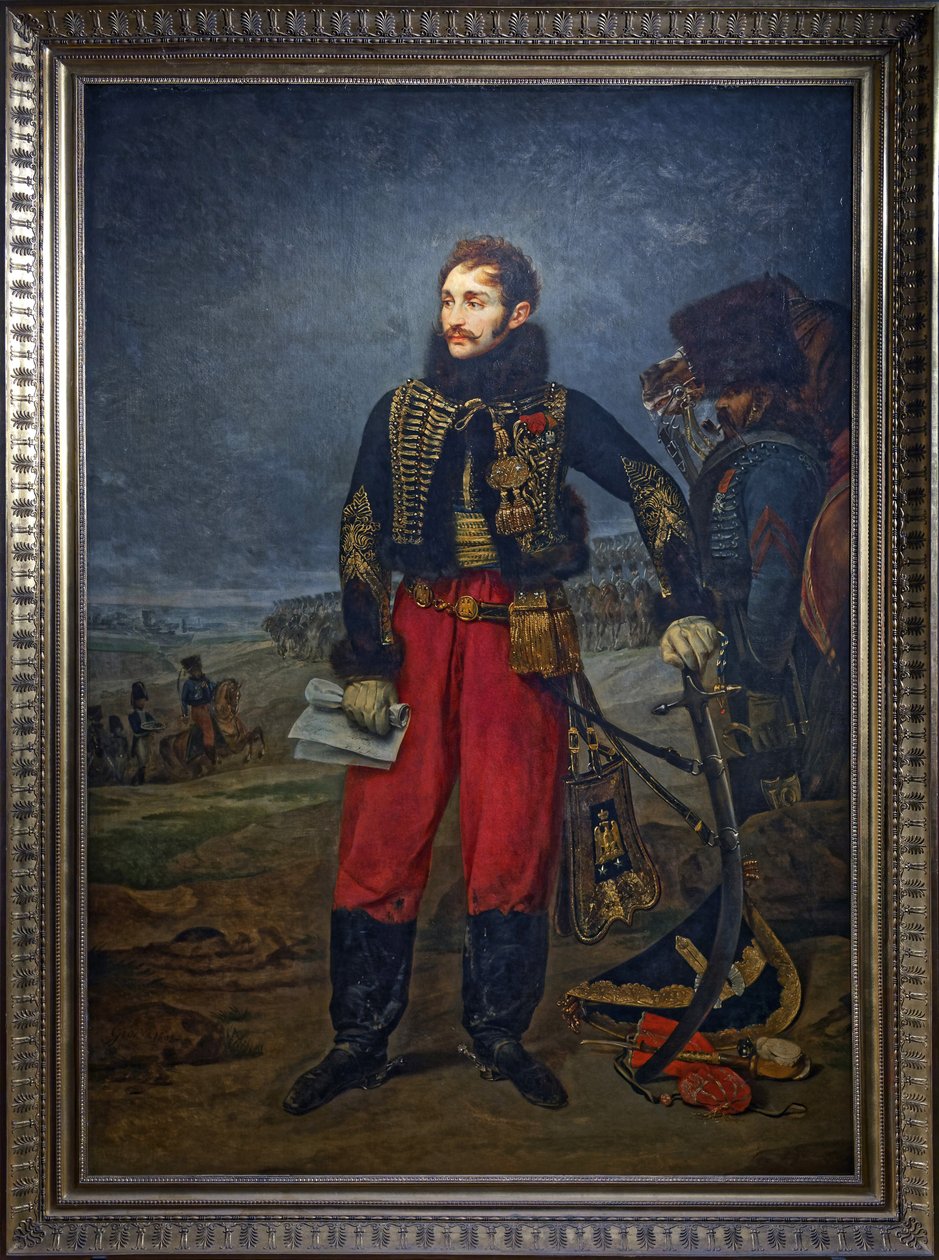 Portrett av general Antoine Charles Louis de Lasalle som mottok overgivelsen av Garnison of Stettin, 1808 av Antoine Jean Gros