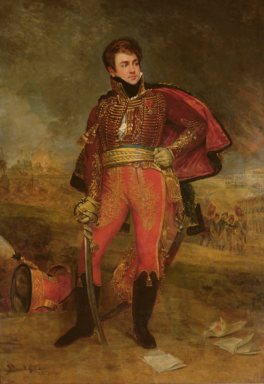 Portrett av general Francois Fournier-Sarvoleze (1773-1827) 1812 av Antoine Jean Gros