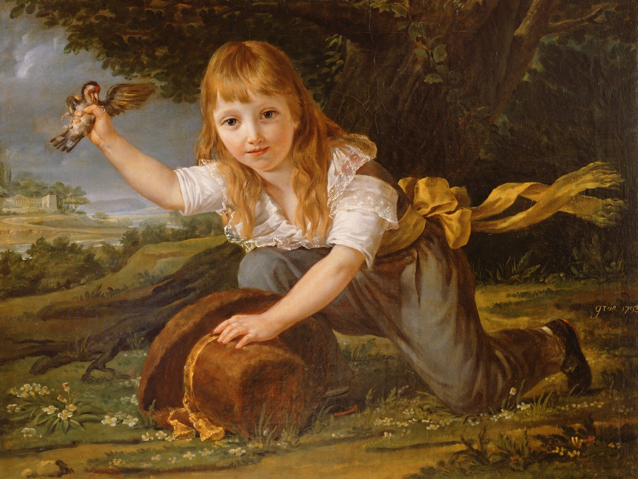 Portrett av Paulin des Hours Farel, 1793 av Antoine Jean Gros
