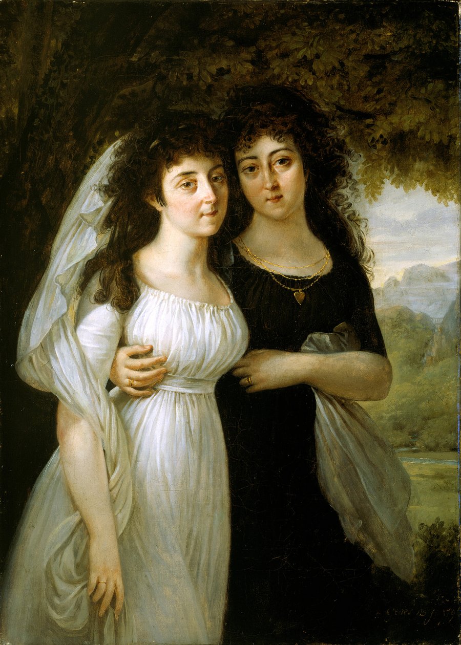 Portrett av Maistre-søstrene, 1796. av Antoine Jean Gros