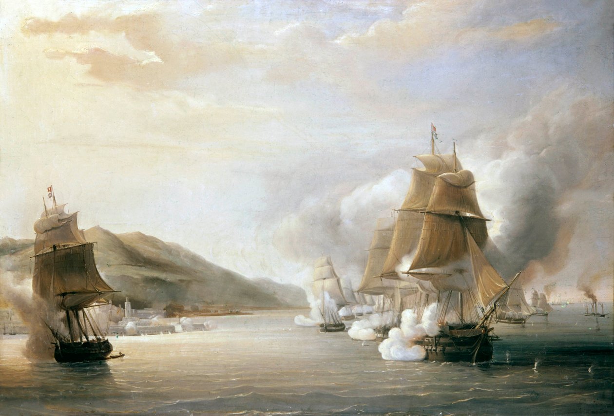 Erobringen av Algerie, 3. juli 1830 (olje på lerret) av Antoine Leon Morel Fatio
