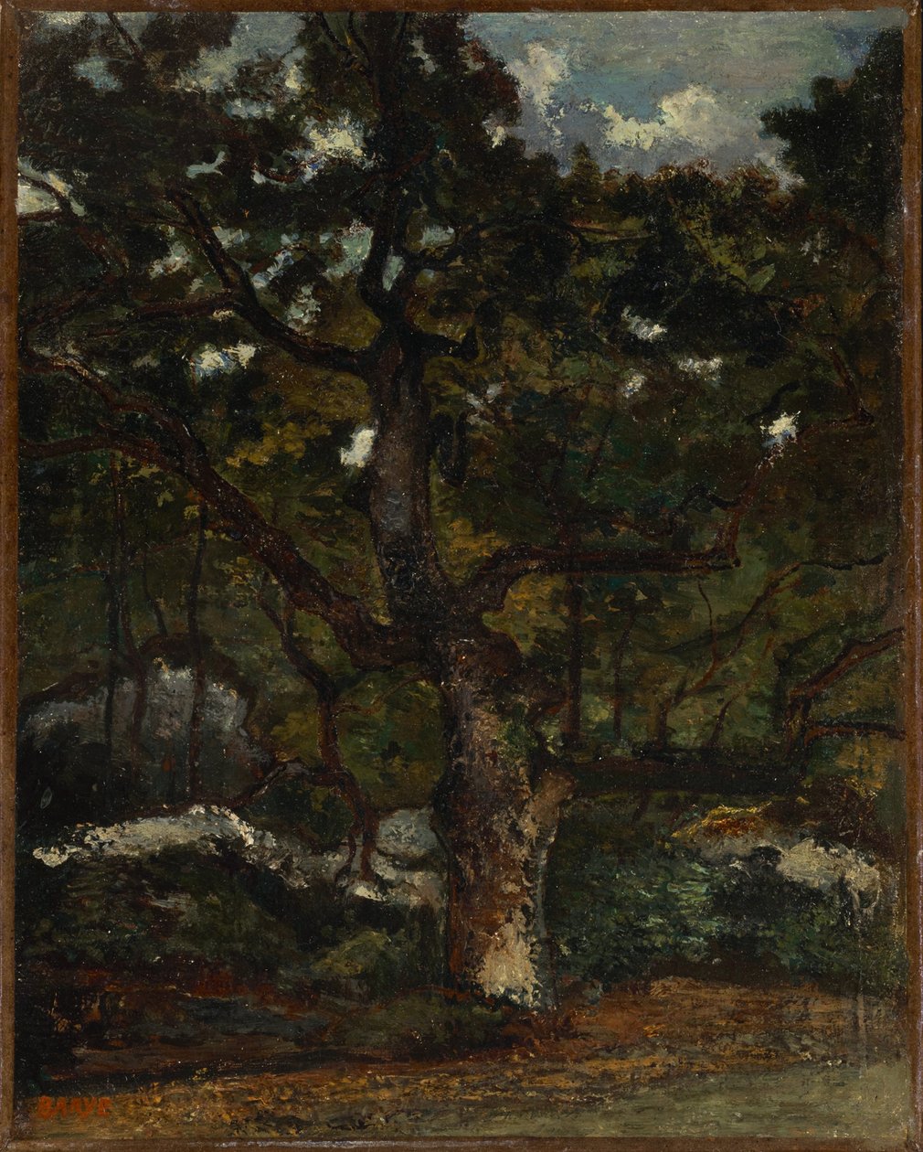 Lott i Fontainebleau-skogen av Antoine Louis Barye