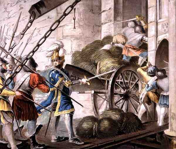 Capture of Chartres, gravert av Roger av Antoine Louis Francois (after) Sergent Marceau