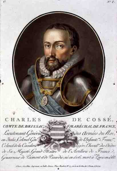 Portrett av Charles de Cosse, grev av Brissac, feltmarskalk av Frankrike (1506-63) av Antoine Louis Francois Sergent Marceau