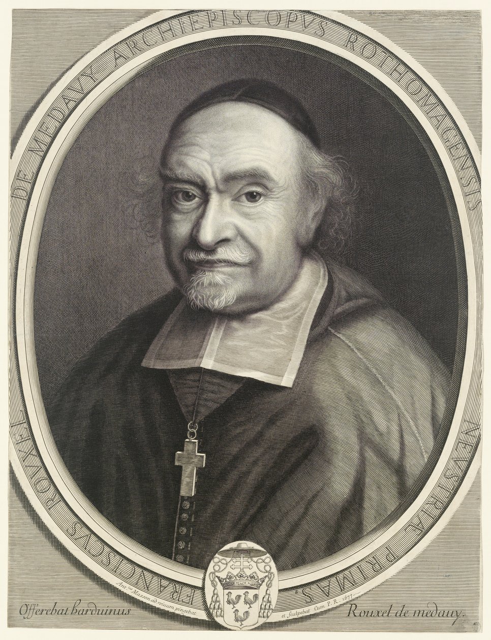 Francois Rouxel de Medavy, erkebiskop av Rouen av Antoine Masson