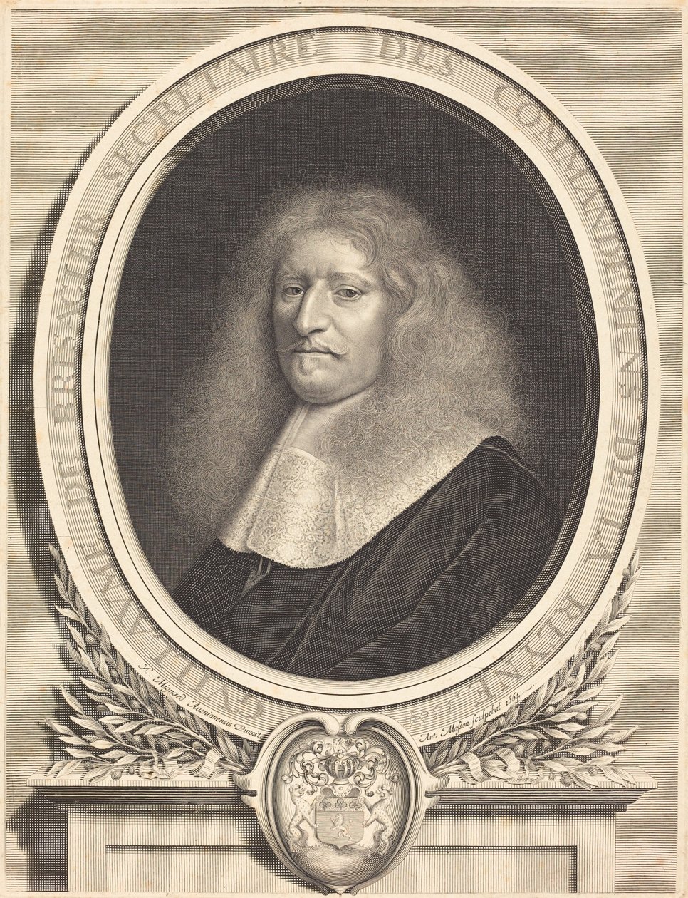 William av Brisacier av Antoine Masson after Nicolas Mignard
