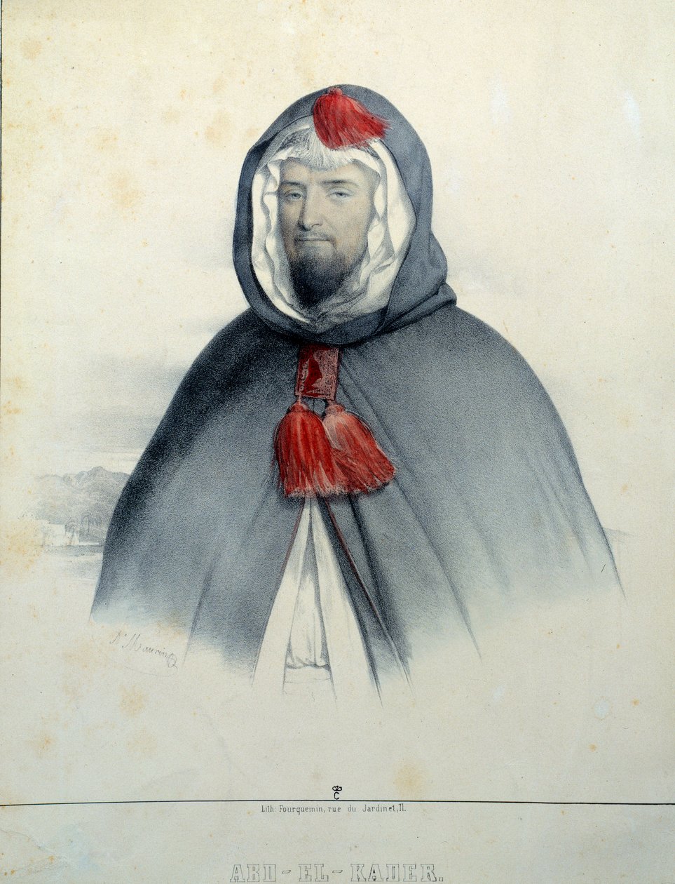 Portrett av Abd El-Kader (Abd-El-Kader av Antoine Maurin