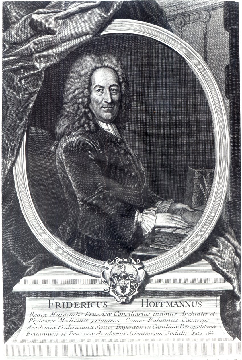 Friedrich Hoffmann, gravert av F.G Wolffgang, 1735 av Antoine Pesne