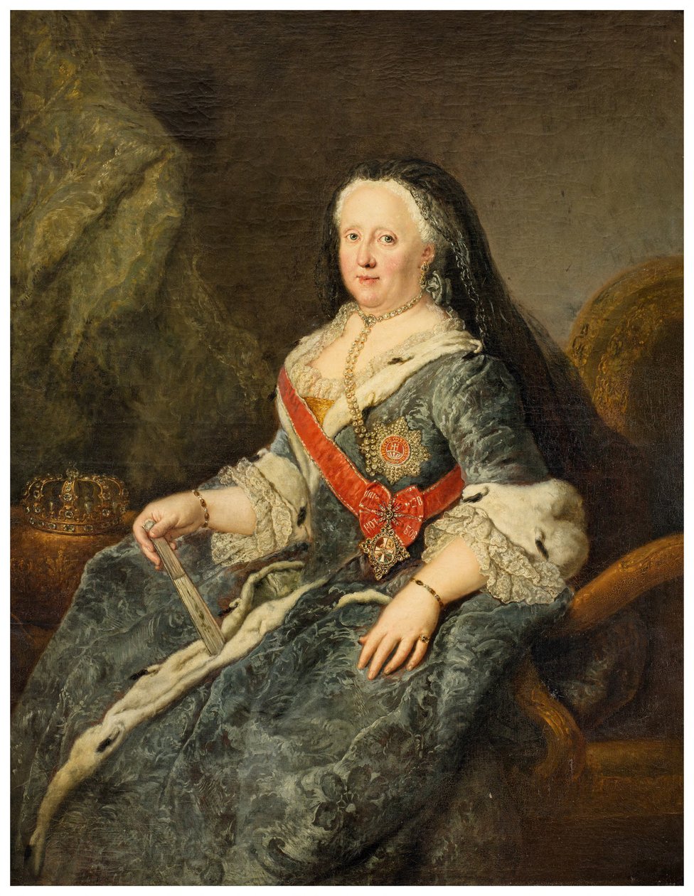 Johanna Elizabeth, prinsesse av Anhalt-Zerbst av Antoine Pesne