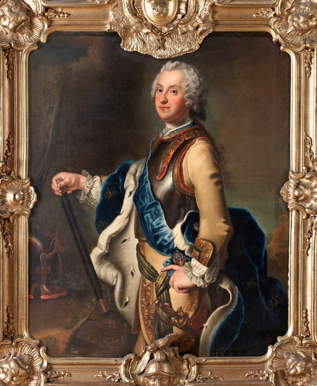 Portrett av Adolph Frederick 1710-1771, kronprins av Sverige av Antoine Pesne