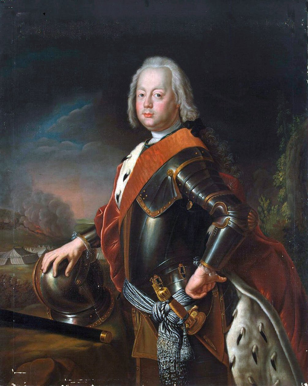 Portrett av Christian August, prins av Anhalt-Zerbst