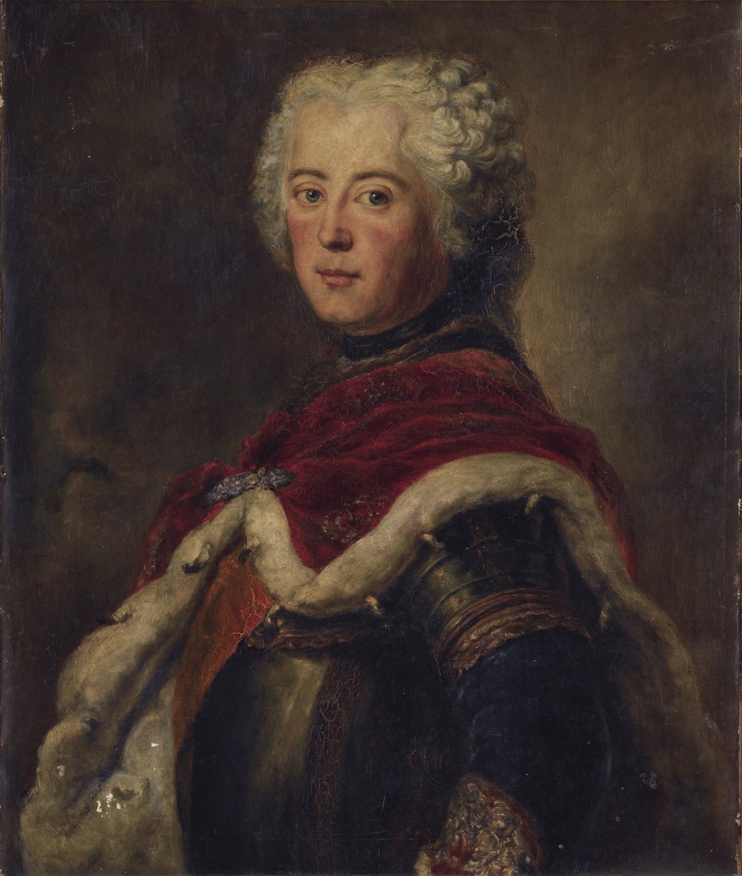 Portrett av Fredrik II av Preussen 17121786 av Antoine Pesne