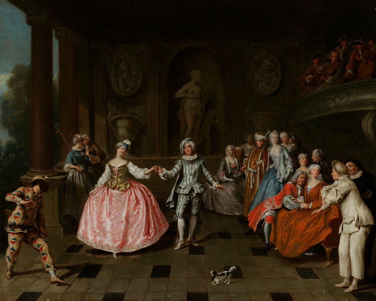 Maskeballet av Antoine Pesne