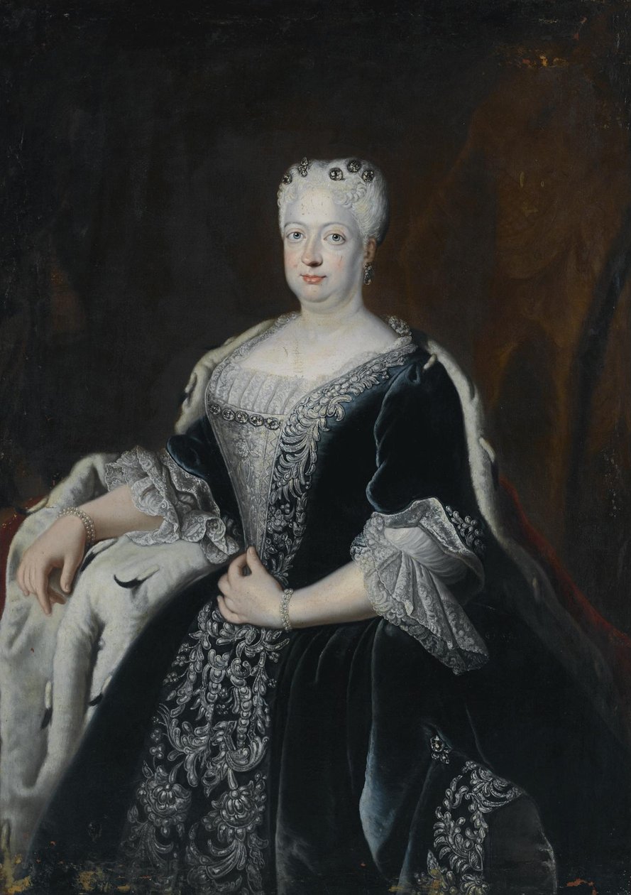 Sophia Dorothea av Hannover 1687-1757, dronningkonsort i Preussen av Antoine Pesne School