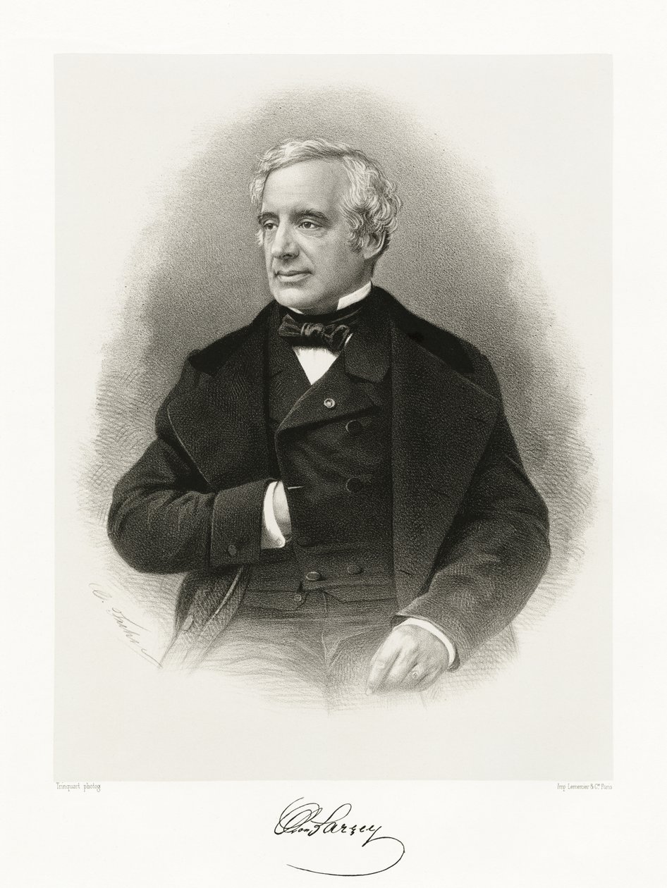 Félix Hippolyte Larrey, 1865-66 av Antoine Rene Trinquart