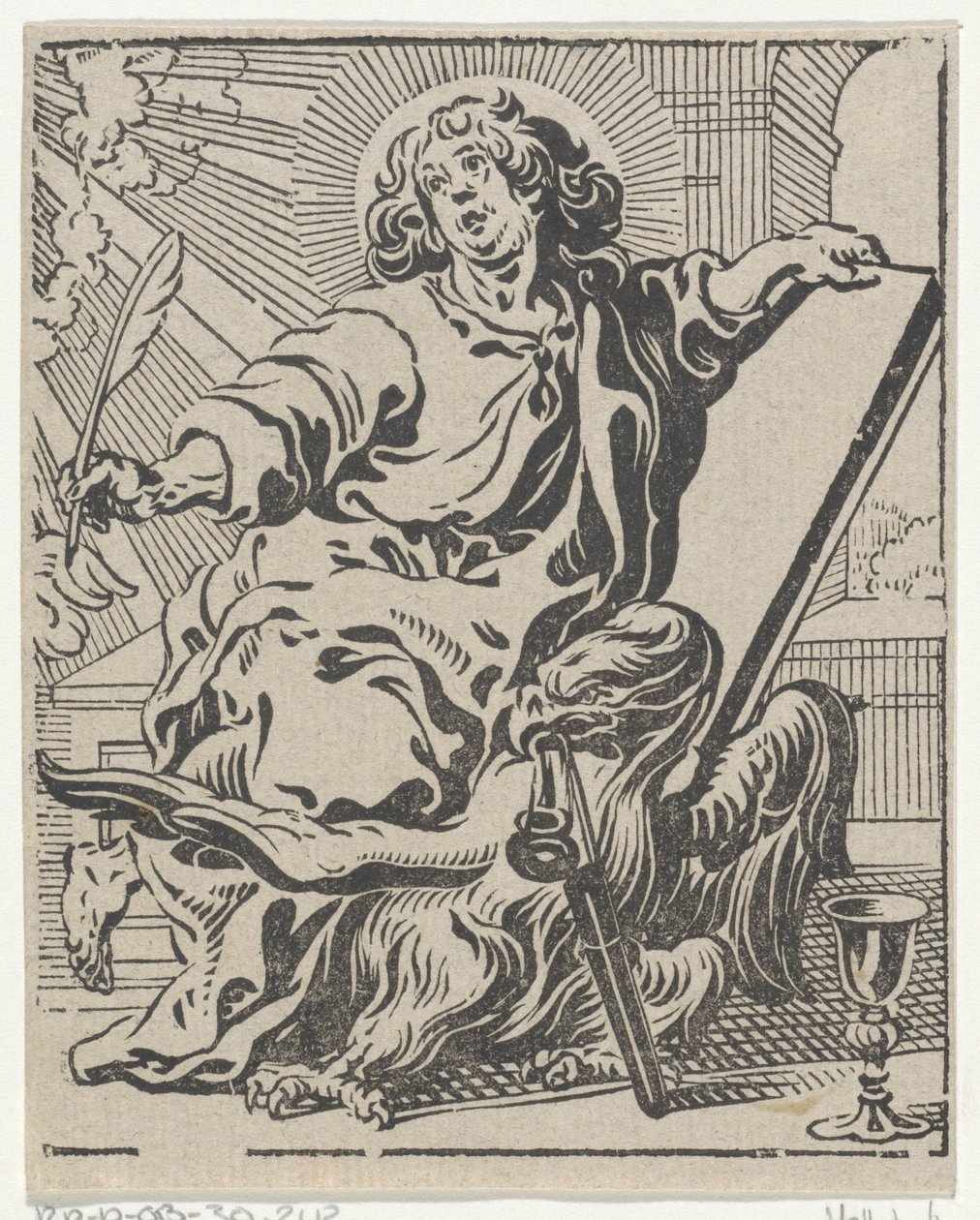 Johannes evangelisten De fire evangelistene (serietittel) av Antoine Sallaert
