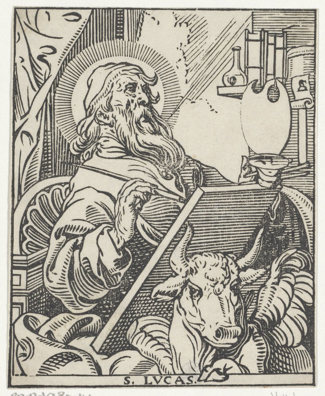 Luke the Evangelist The Four Evangelists (serietittel) av Antoine Sallaert