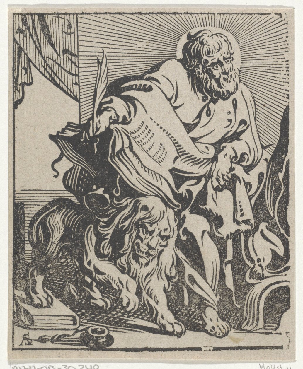 Merk evangelisten De fire evangelistene (serietittel) av Antoine Sallaert