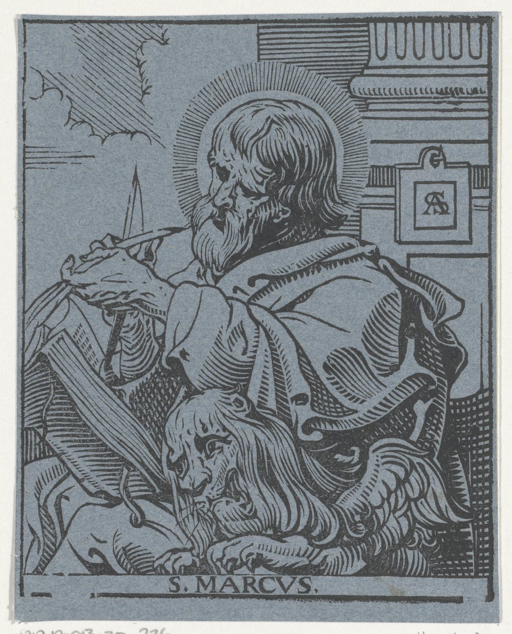 Merk evangelisten De fire evangelistene (serietittel) av Antoine Sallaert