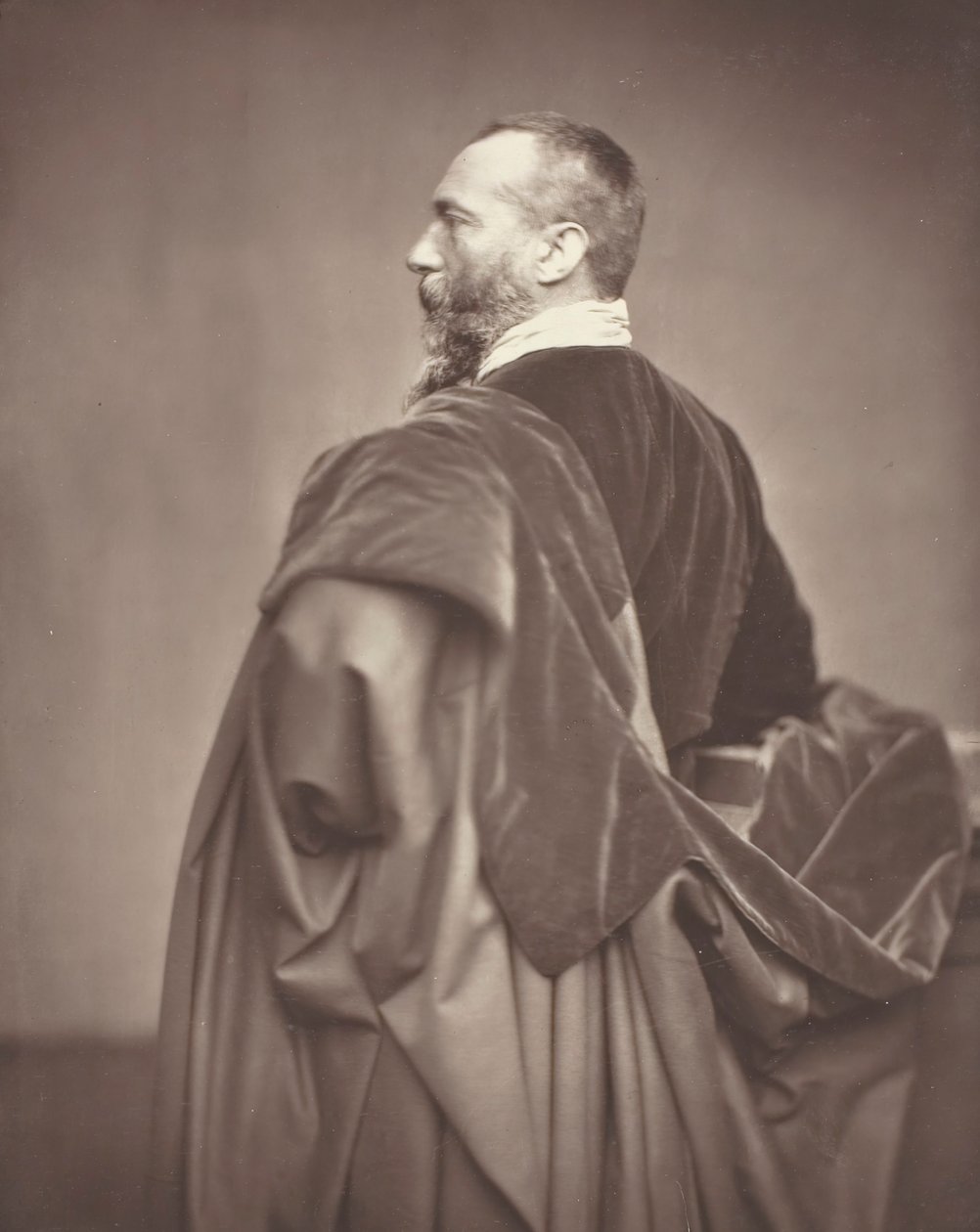 Jean-Baptiste Alphonse Karr fransk kritiker, journalist og romanforfatter, 1808-1890, ca. 1876. av Antoine Samuel Adam Salomon