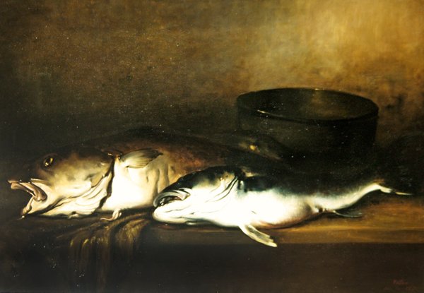 Sea Fish, ca. 1870 (olje på lerret) av Antoine Vollon