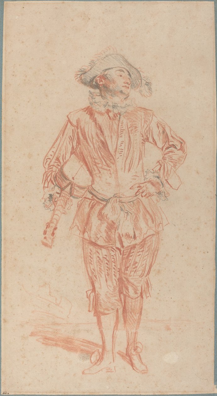 Mezzetin av Antoine Watteau
