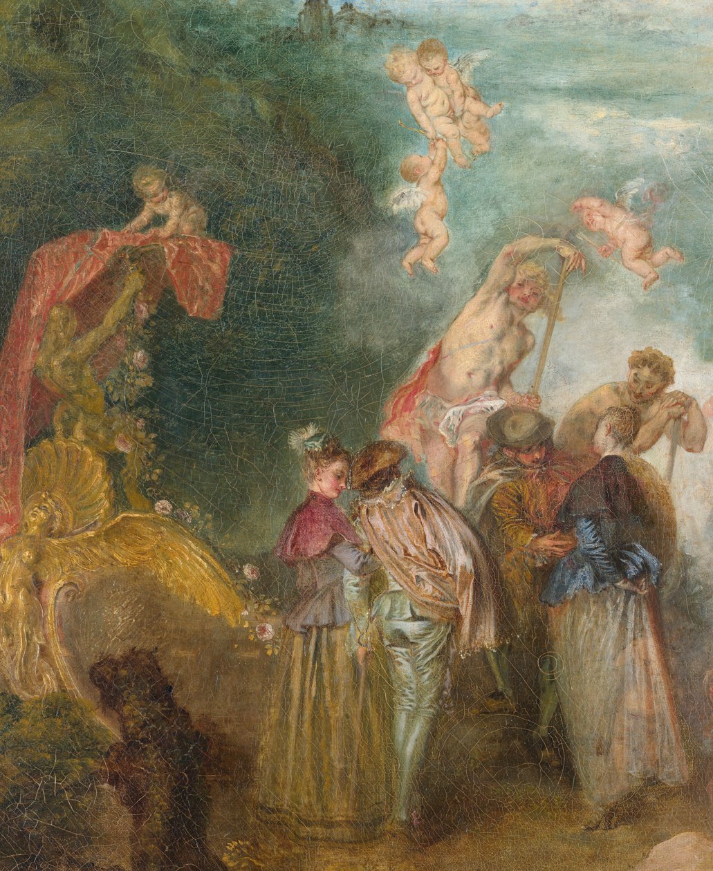 Pilegrimsreise på Isle of Cythera (1717) av Jean Antoine Watteau