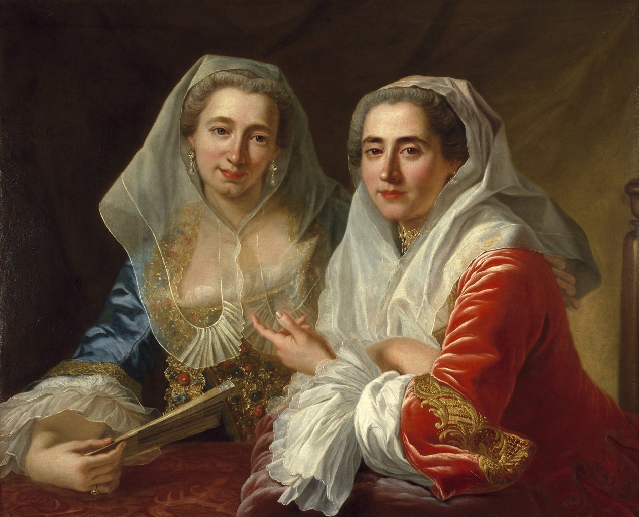 Mirabita-søstrene, ca. 1759 av Antoine de Favray