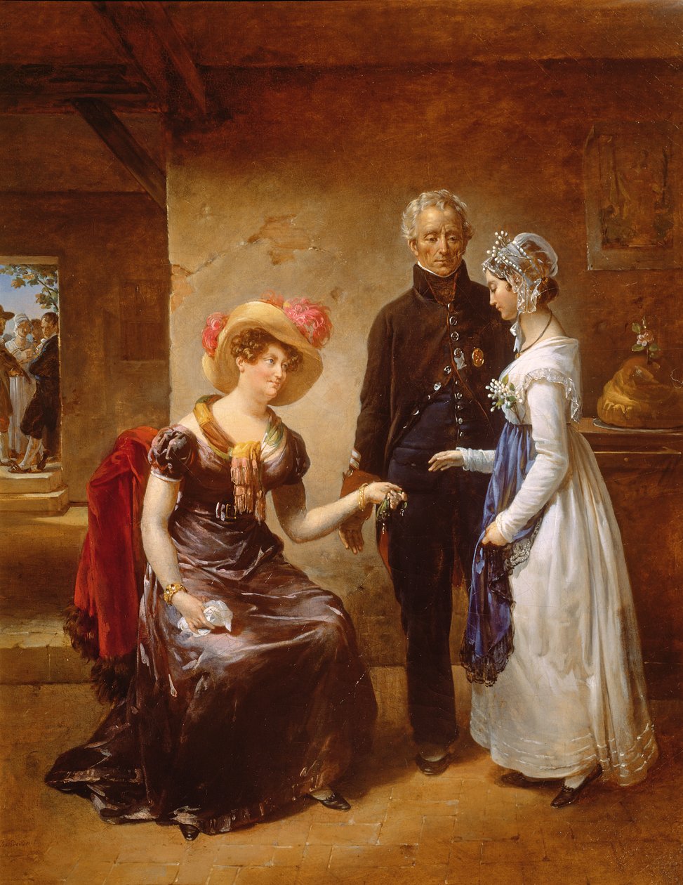 Hertuginnens raushet av Angouleme, 1821 av Antoinette Cecile Hortense Lescot Haudebourt