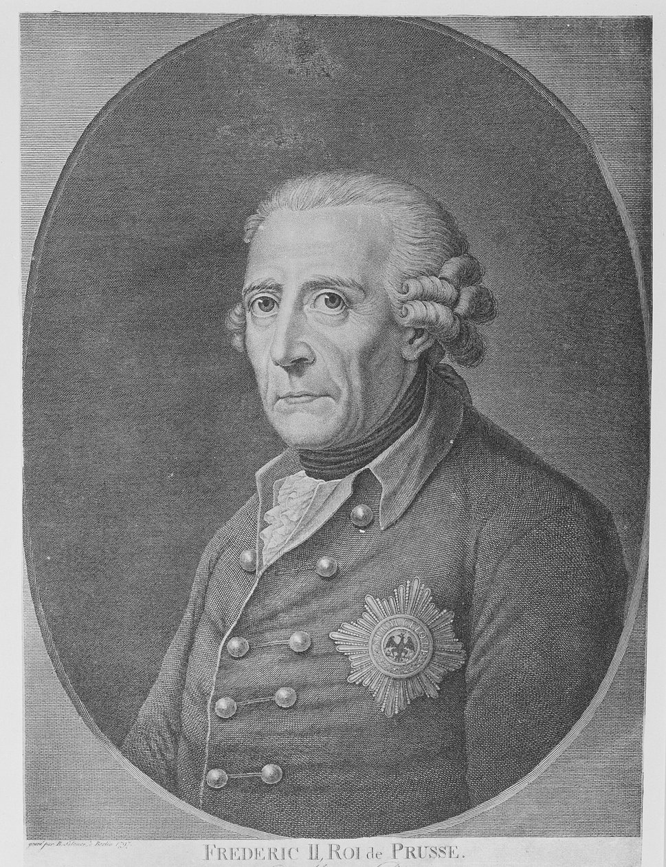 Friedrich II, konge av Preussen, 1797 av Anton Graff