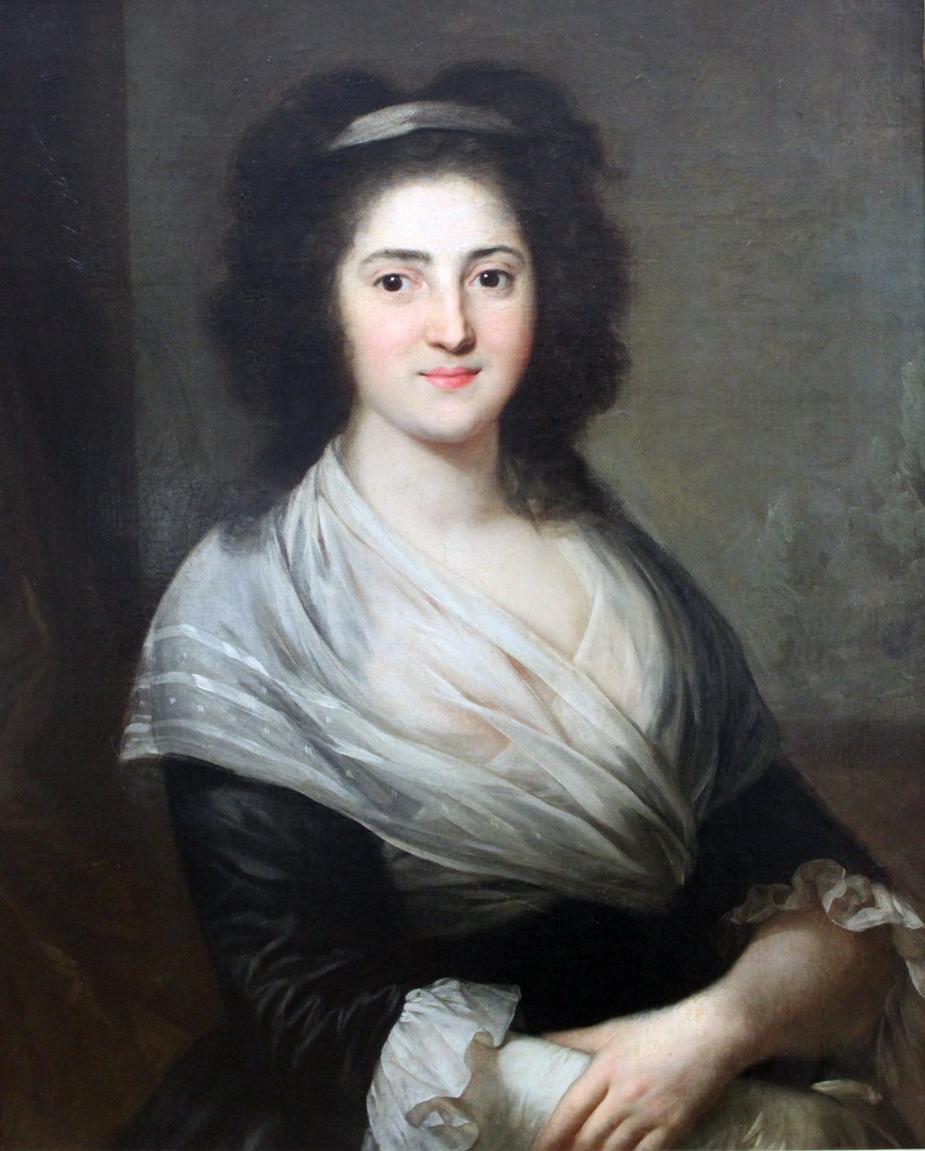 Portrett av Henriette Herz (née de Lemos). Hun ledet en av de mest berømte litterære salongene i Berlin av Anton Graff