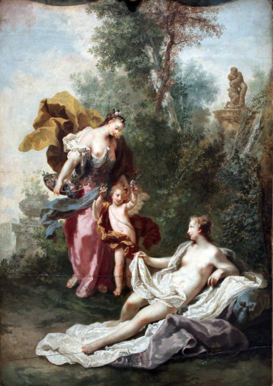 Flora og Venus (våren) av Anton Kern