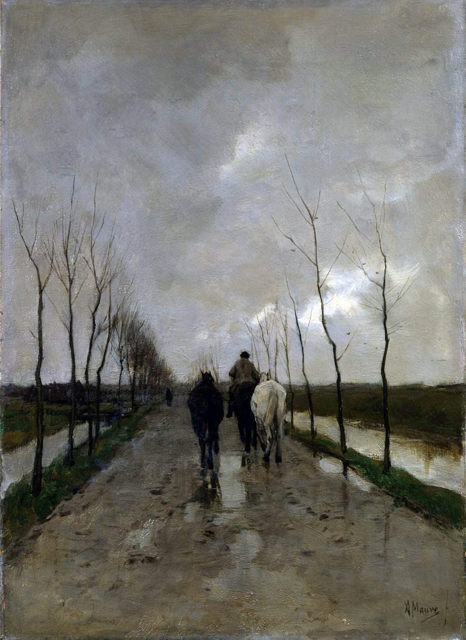 En nederlandsk vei av Anton Mauve
