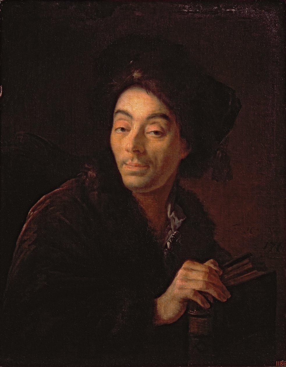 Portrett av Yakob Danilovich Shumsky (ca. 1726-1812) 1760 av Anton Pavlovich Losenko