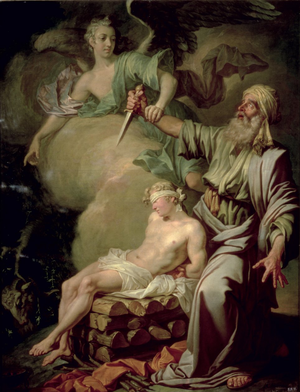 The Sacrifice of Isaac, 1765 av Anton Pavlovich Losenko