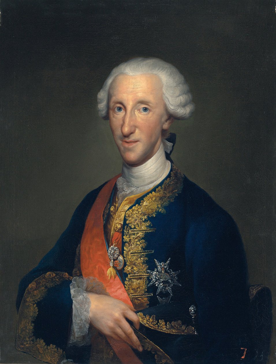 Portrett av Don Luis de Borbón, Spanias spedbarn, 1769 av Anton Raphael Mengs