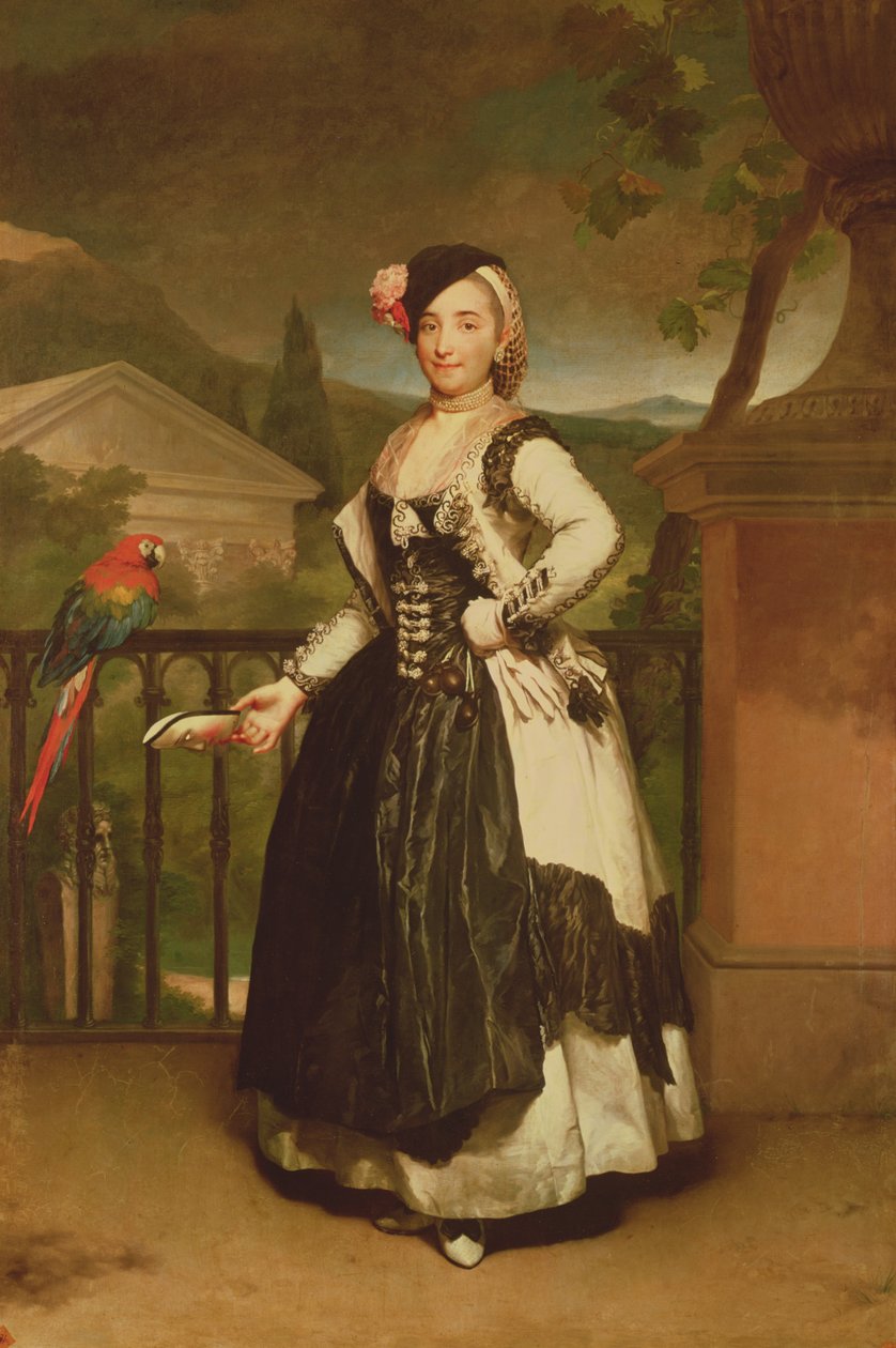 Markjoninnen av Llano, ca. 1770-75 av Anton Raphael Mengs