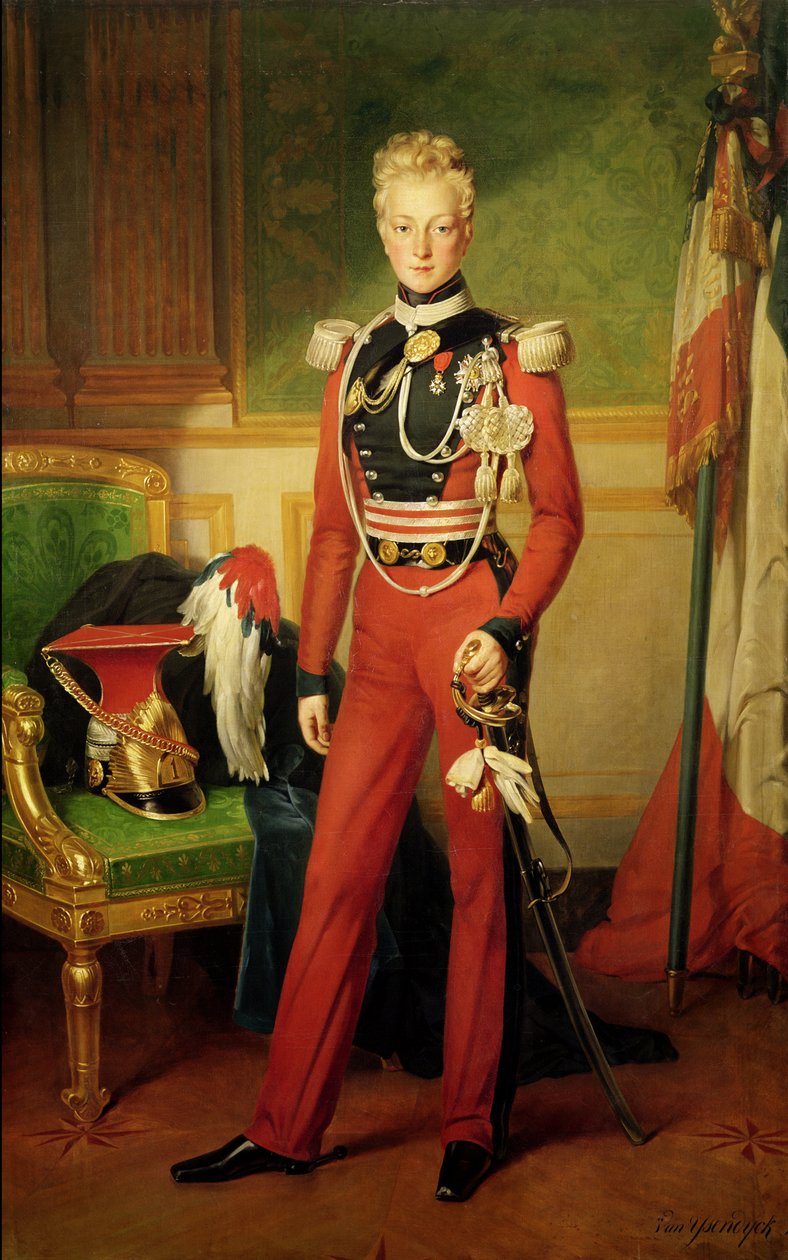Louis-Charles-Philippe av Orleans (1814-96) hertug av Nemours, 1833 av Anton van Ysendyck