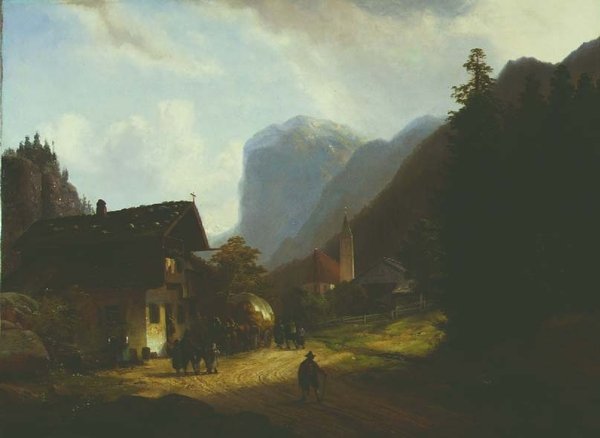 Fjelllandsbyen av Anton Doll