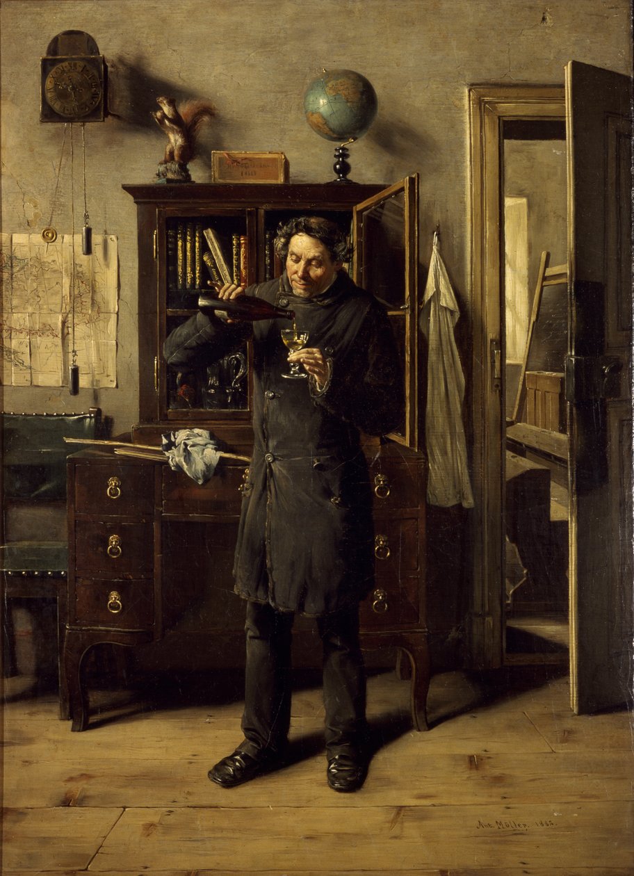 Lærer Drunkard, 1882 av Anton Eduard Müller