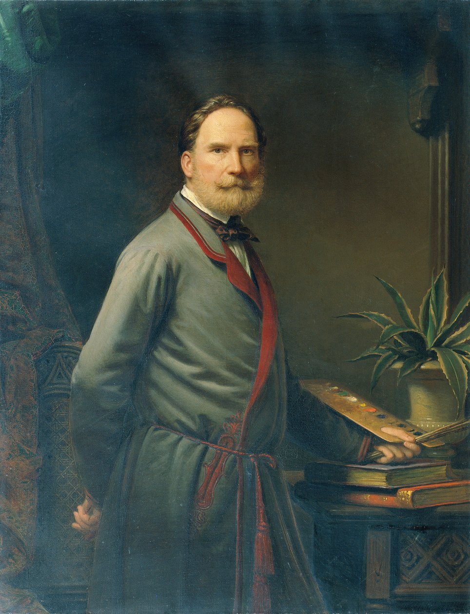 selvportrett av Anton Einsle