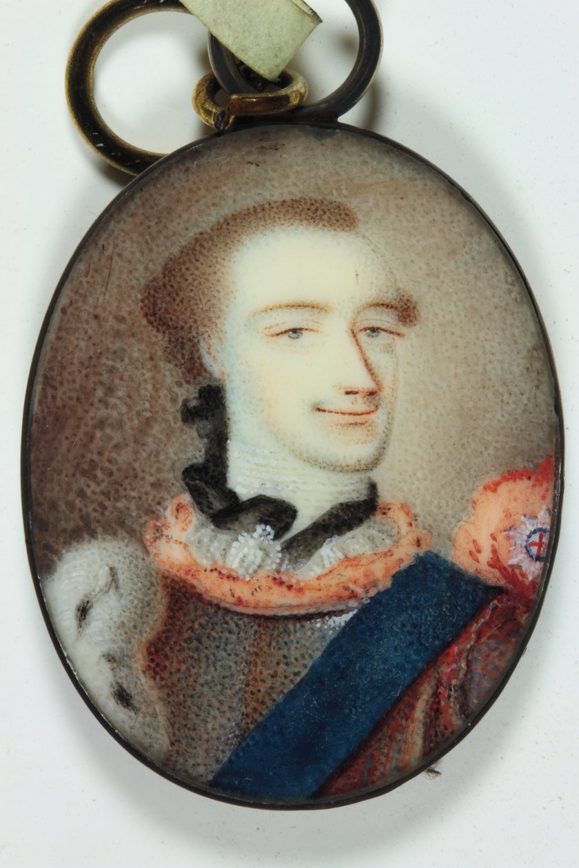 Adolphus Frederick IV hertug av Mecklenburg-Strelitz (emalje) av Anton Friedrich (attr.to) Koenig