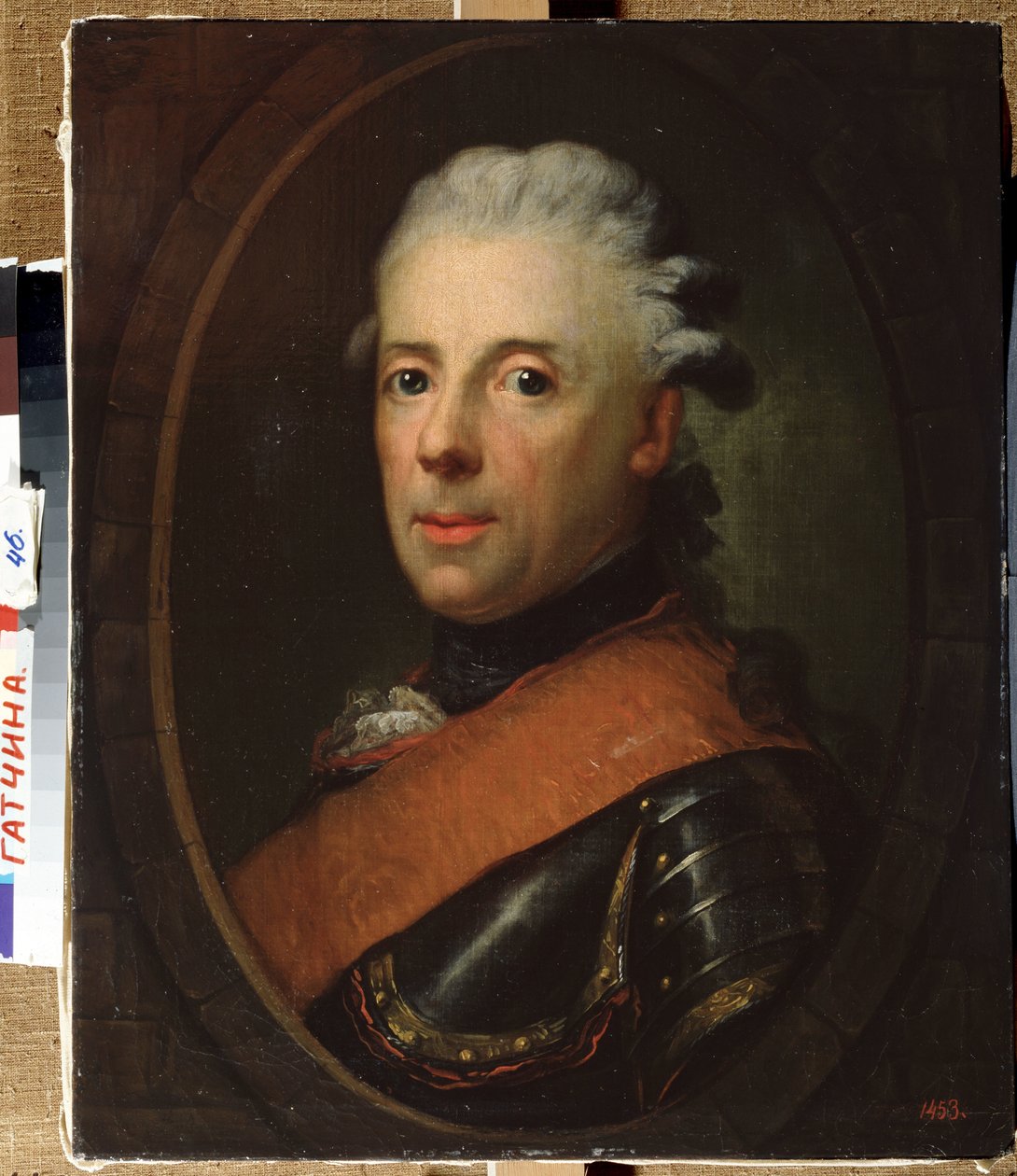 ""Portrett av prins Henrik av Preussen (1726-1802), bror til Frederik den store"" Maleri av Anton Graff (1736-1813) 1760-1770 Statens friluftsmuseum Palace Gatchina, St. Petersburg av Anton Graff