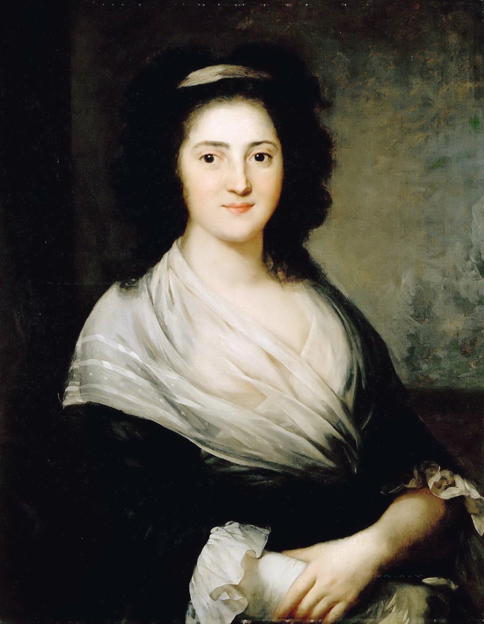 Portrett av Henriette Herz, født De Lemos 1764-1847, 1792. av Anton Graff