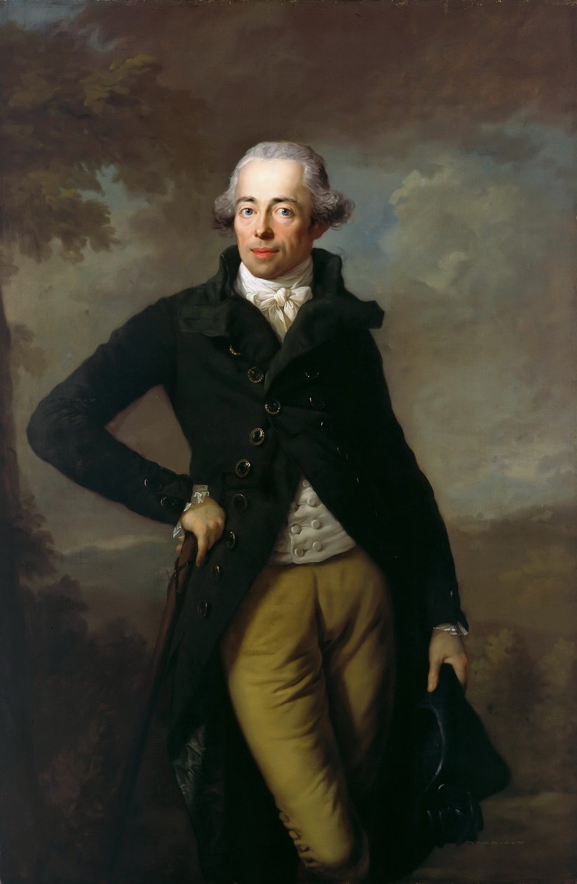Portrett av Henrik XIV 1749-1799, prins av Reuss, 1789 av Anton Graff