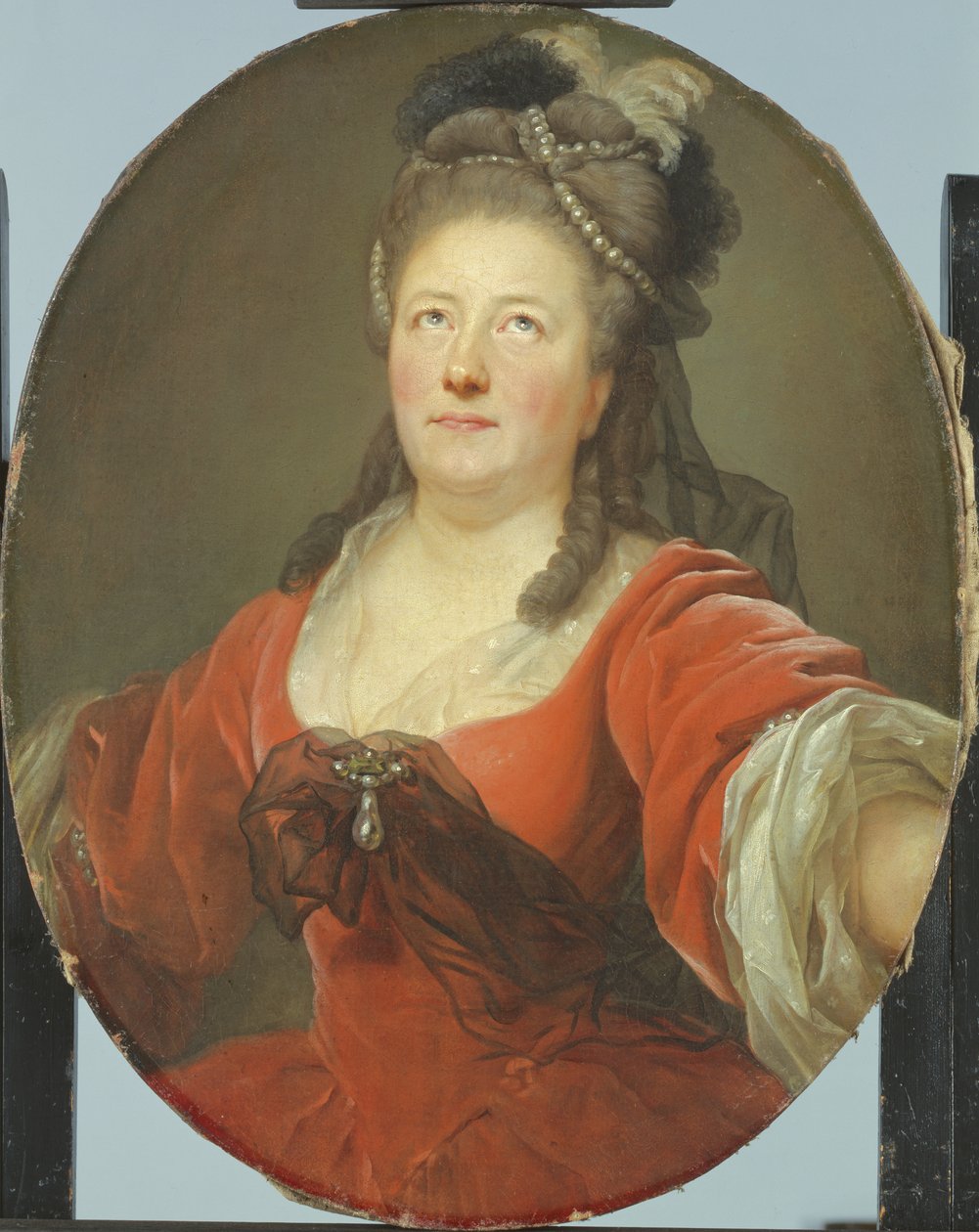 Portrett av skuespillerinnen Friederike Seyler (1738-89) av Anton Graff