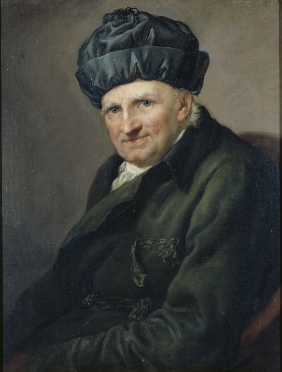 Prost Johann Joachim Spalding i morgenkåpe av Anton Graff